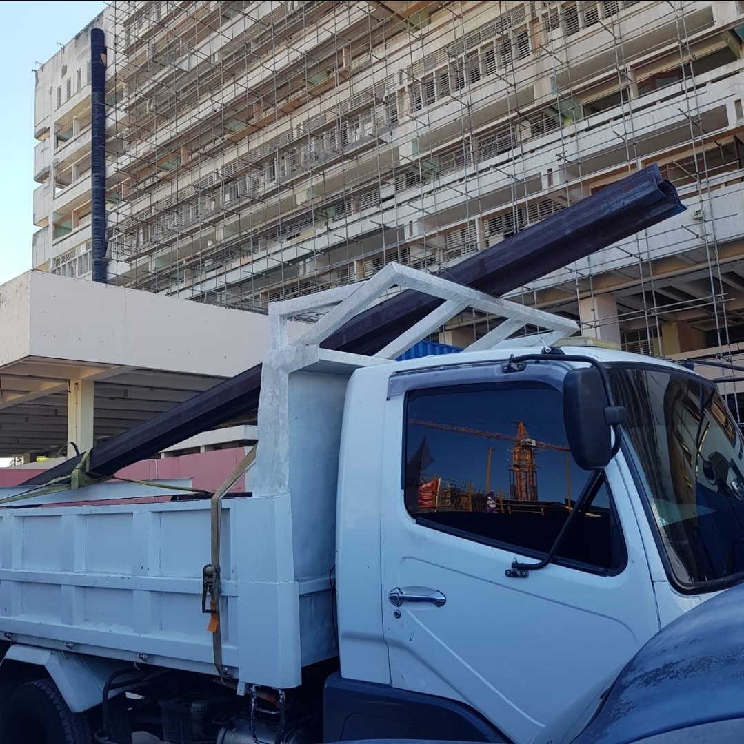 Steel Beam Delivery — Commercial Build — Equip Pro JA project in Jamaica